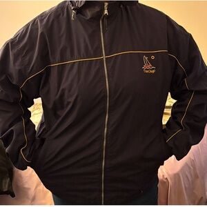 Women’s San Diego Navy XL Nylon Jacket by Andy’s Sportswear Inc